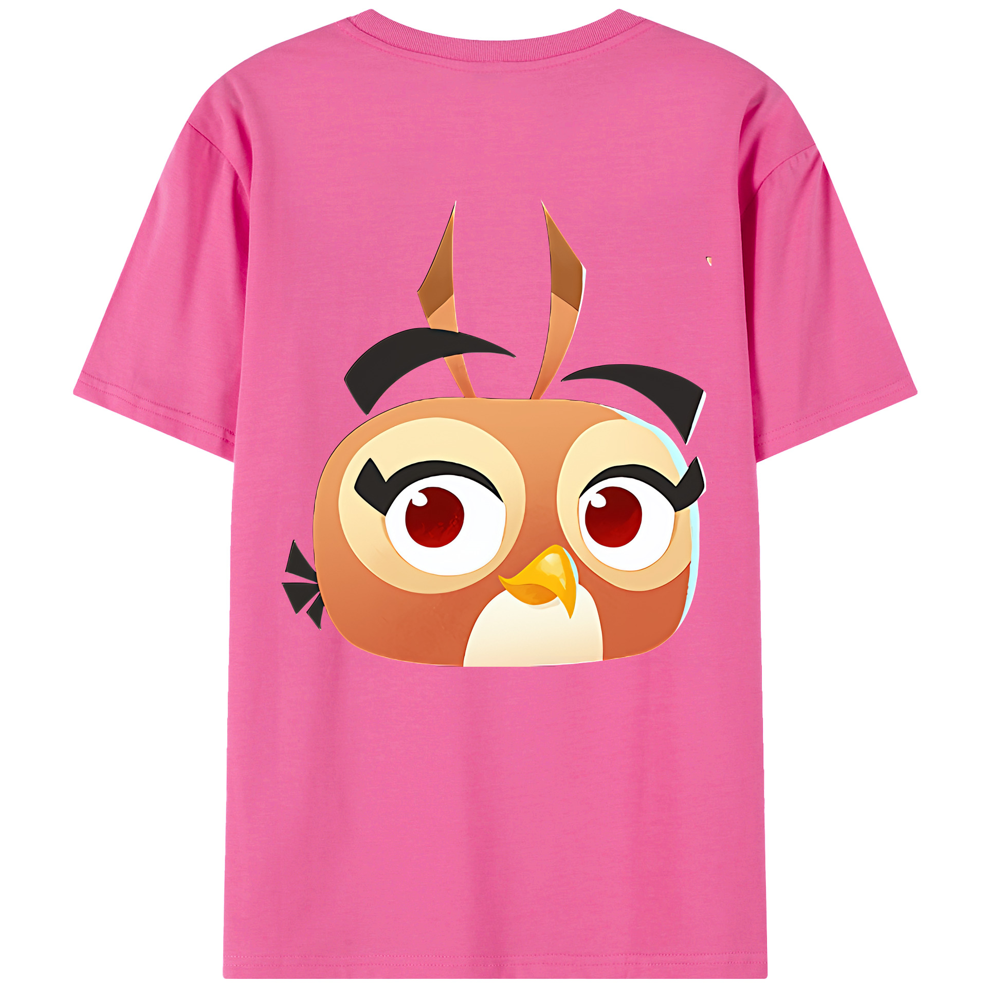 （画像用） Angry Birds アングリーバード レディース半袖Tシャツ(バックプリント)